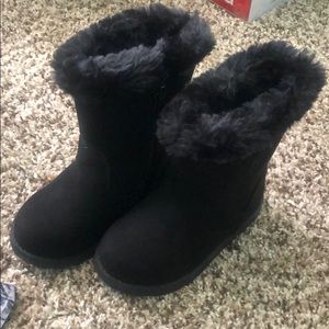 toddler size 7 faux fur shearling boots